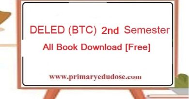 BTC (DELED) Second Semester Book PDF Download [Free]