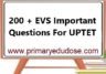 EVS Important Questions For UPTET